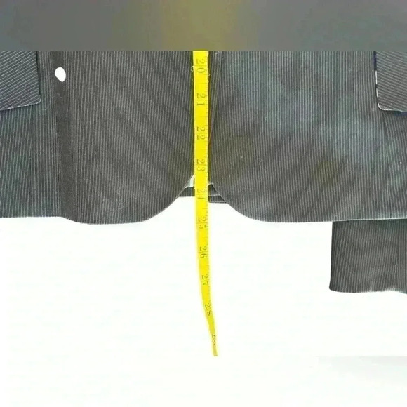 Nicole By Nicole Miller Professional Black Pinstripe Blazer Size 6 Two Button - Picture 7 of 9